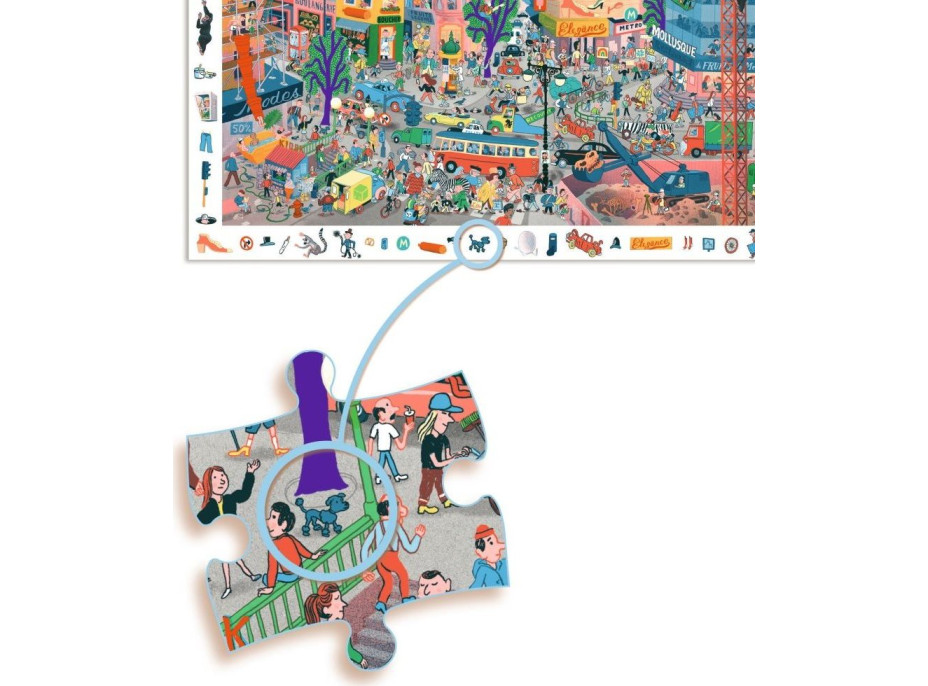 DJECO Puzzle Observation: Mesto 200 dielikov