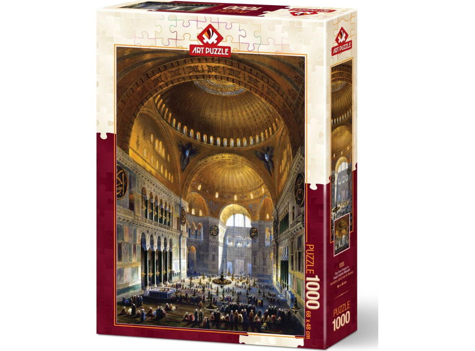ART PUZZLE Puzzle Prvá modlitba v mešite Hagia Sofia 1000 dielikov
