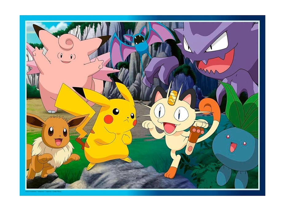 RAVENSBURGER Puzzle Svet Pokémonov 300 dielikov