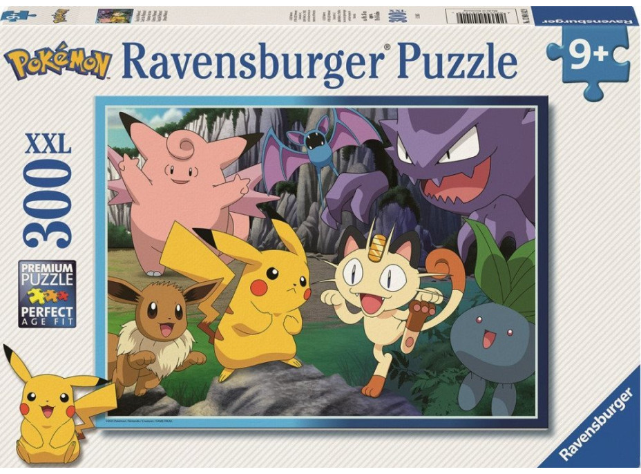 RAVENSBURGER Puzzle Svet Pokémonov 300 dielikov
