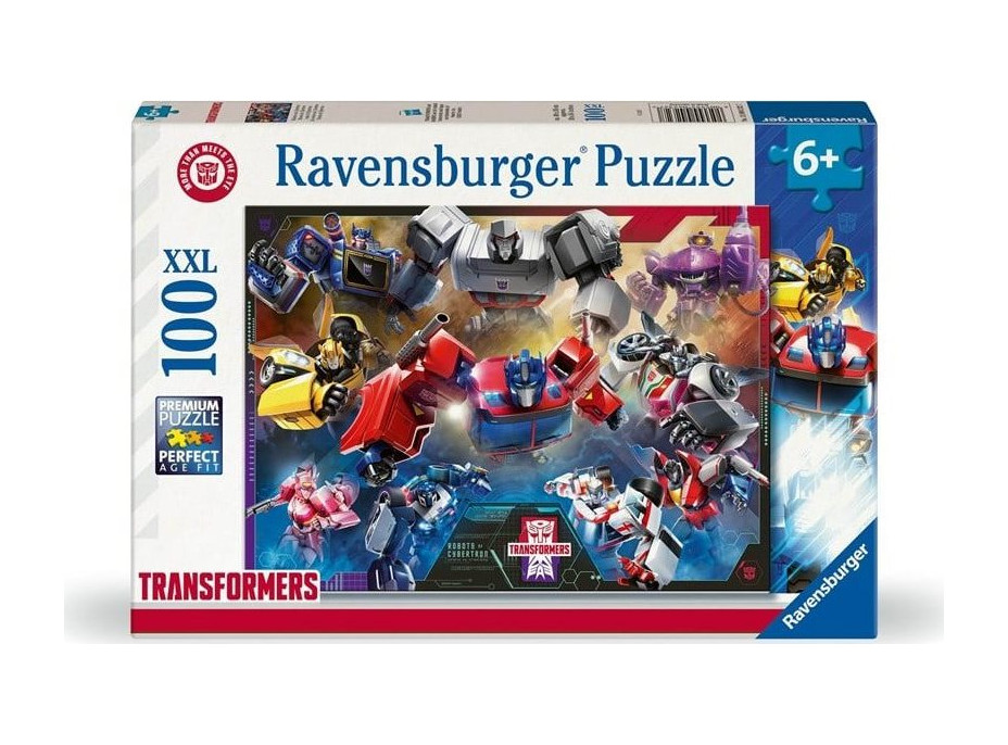 RAVENSBURGER Puzzle Transformers XXL 100 dielikov