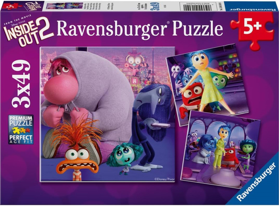 RAVENSBURGER Puzzle V hlave 2, 3x49 dielikov