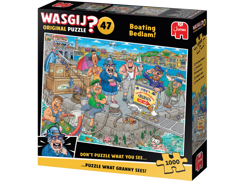 JUMBO Puzzle WASGIJ 47: Lodný chaos 1000 dielikov