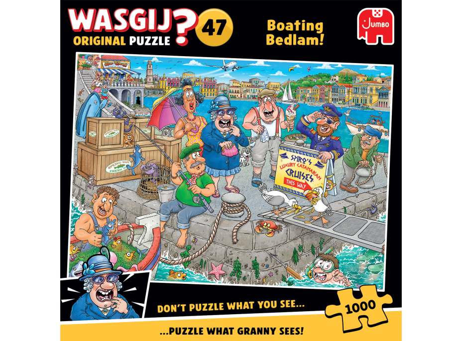 JUMBO Puzzle WASGIJ 47: Lodný chaos 1000 dielikov