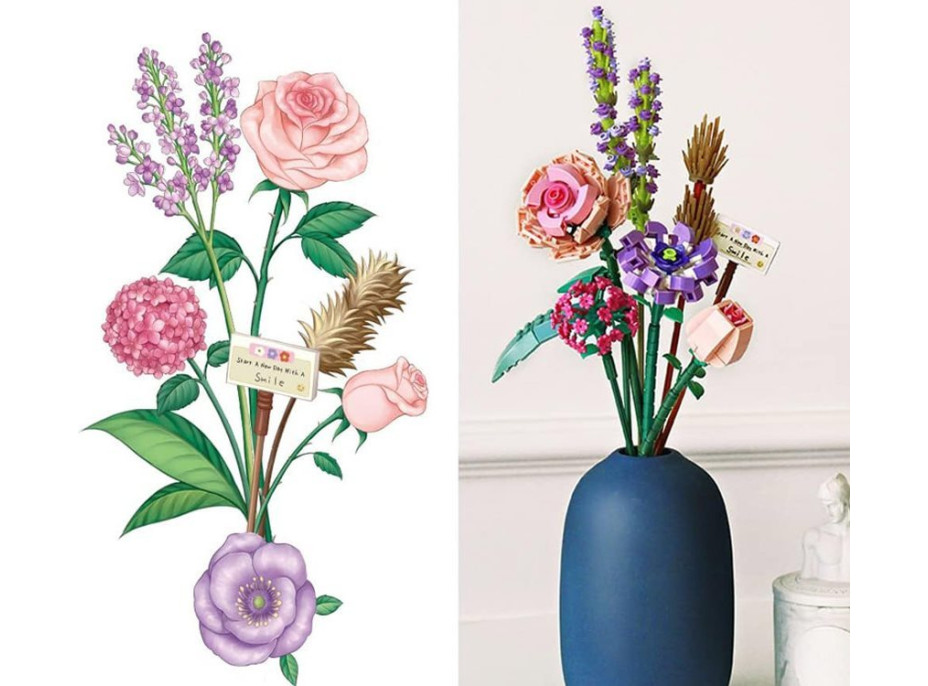 JOKOMISIADA Stavebnica Kytica 547 dielikov