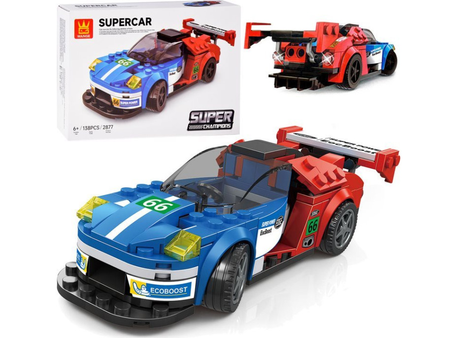 JOKOMISIADA Stavebnica Športové auto 138 dielikov