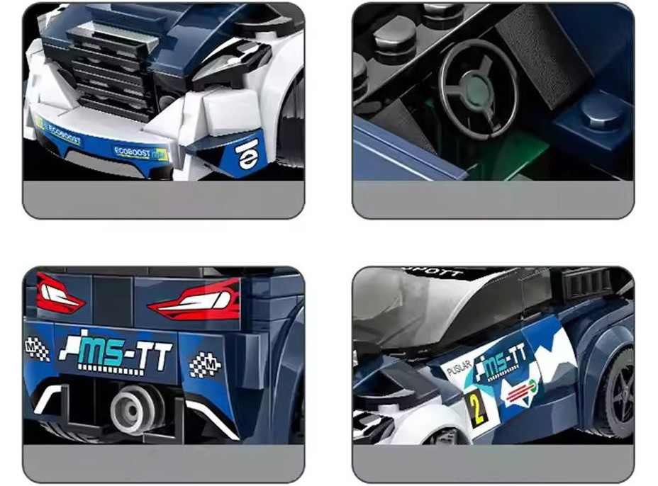 JOKOMISIADA Stavebnica Športové auto 164 dielikov