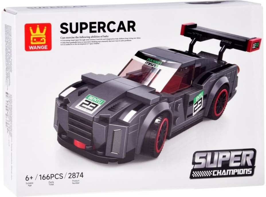 JOKOMISIADA Stavebnica Športové auto 166 dielikov