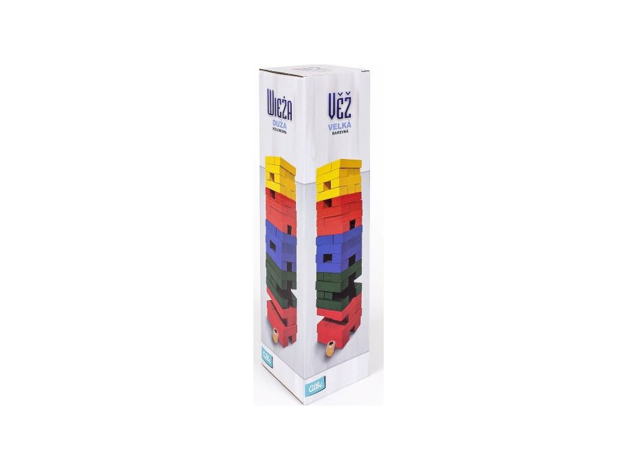 ALBI Veľká farebná veža s kockou