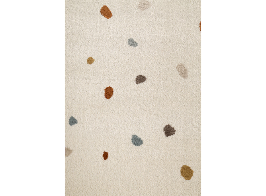 Detský koberec Adventures 106210 Cream Multicolor kruh