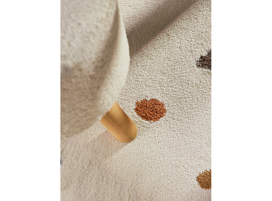 Detský koberec Adventures 106210 Cream Multicolor kruh