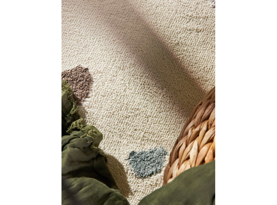 Detský koberec Adventures 106210 Cream Multicolor kruh