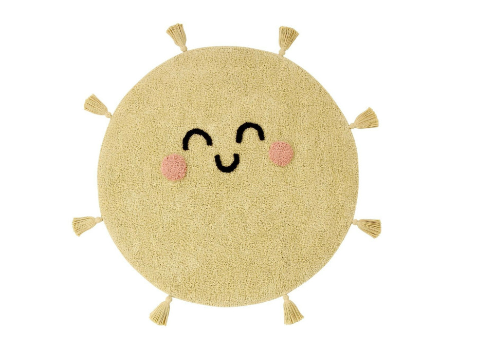 Detský kusový koberec You're My Sunshine kruh