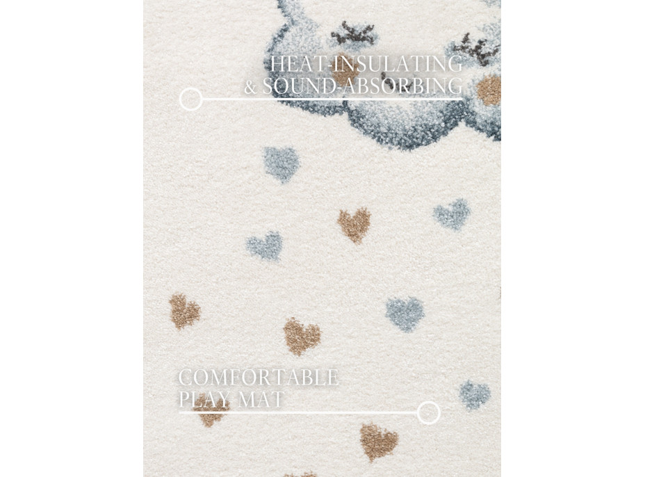 Detský kusový koberec Villeroy & Boch Boho Kids 106304 Cream Multicolor kruh