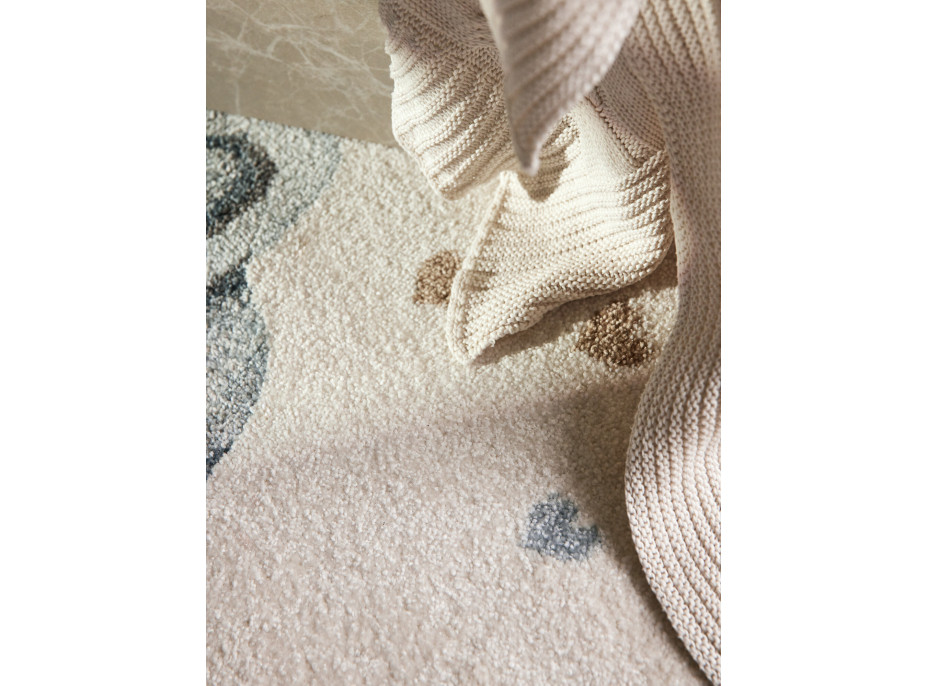 Detský kusový koberec Villeroy & Boch Boho Kids 106304 Cream Multicolor kruh