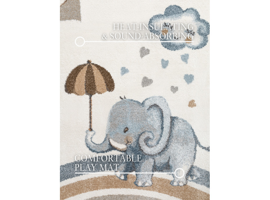 Detský kusový koberec Villeroy & Boch Boho Kids 106306 Cream Multicolor