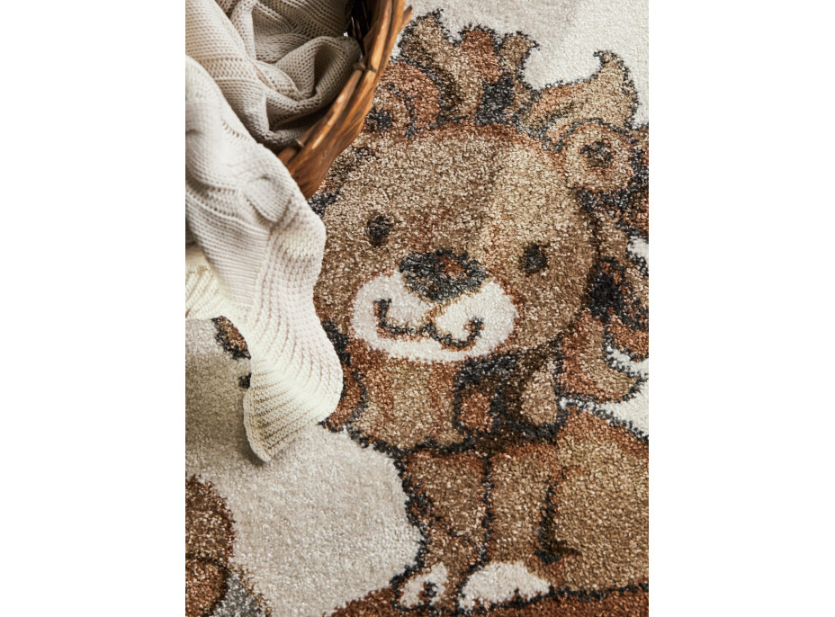 Detský kusový koberec Villeroy & Boch Boho Kids 106307 Cream Multicolor kruh