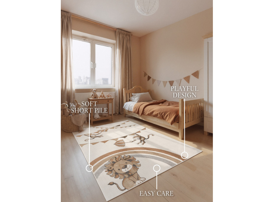 Detský kusový koberec Villeroy & Boch Boho Kids 106308 Cream Multicolor