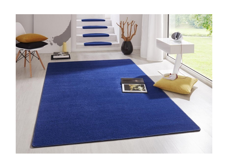 Modrý kusový koberec Fancy 103007 blue, 80x150 cm