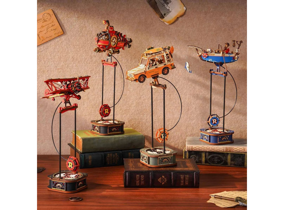 RoboTime 3D mechanická skladačka Road Tripper s kyvadlom