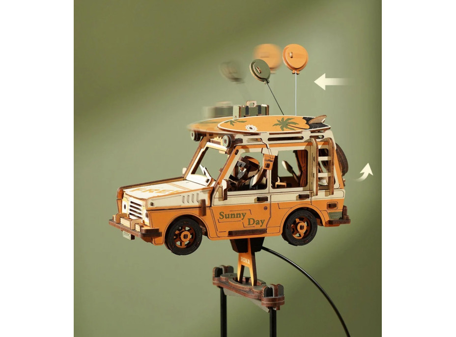 RoboTime 3D mechanická skladačka Road Tripper s kyvadlom