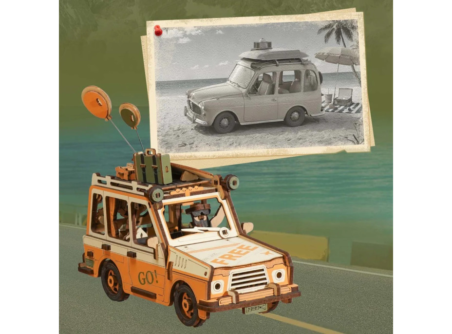 RoboTime 3D mechanická skladačka Road Tripper s kyvadlom