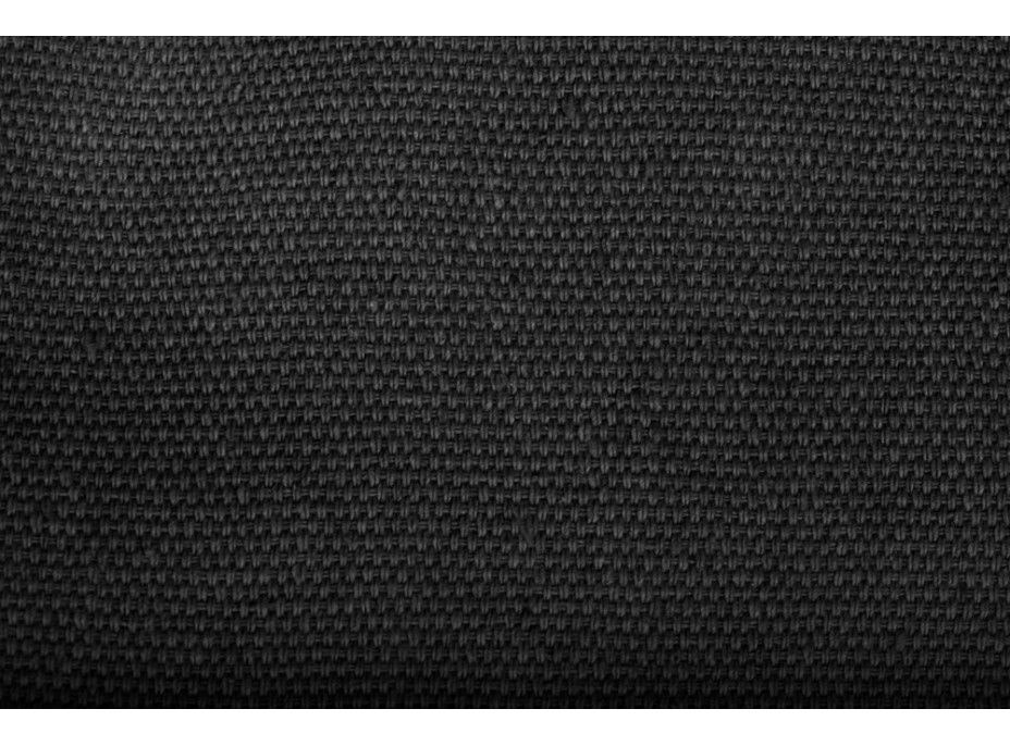 Podsedák LUARO XXL do hojdacieho kresla - čierny