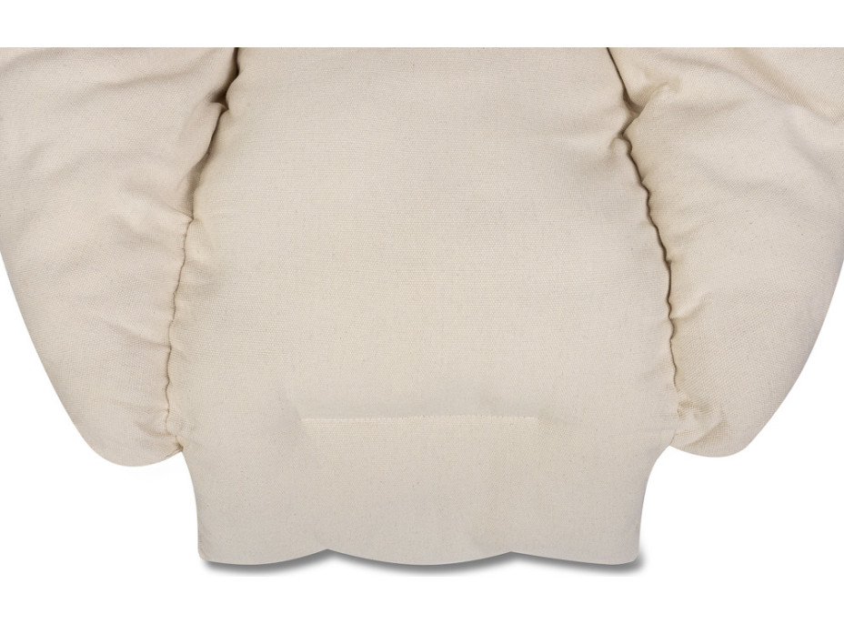 Podsedák LUARO XXL do hojdacieho kresla - ecru