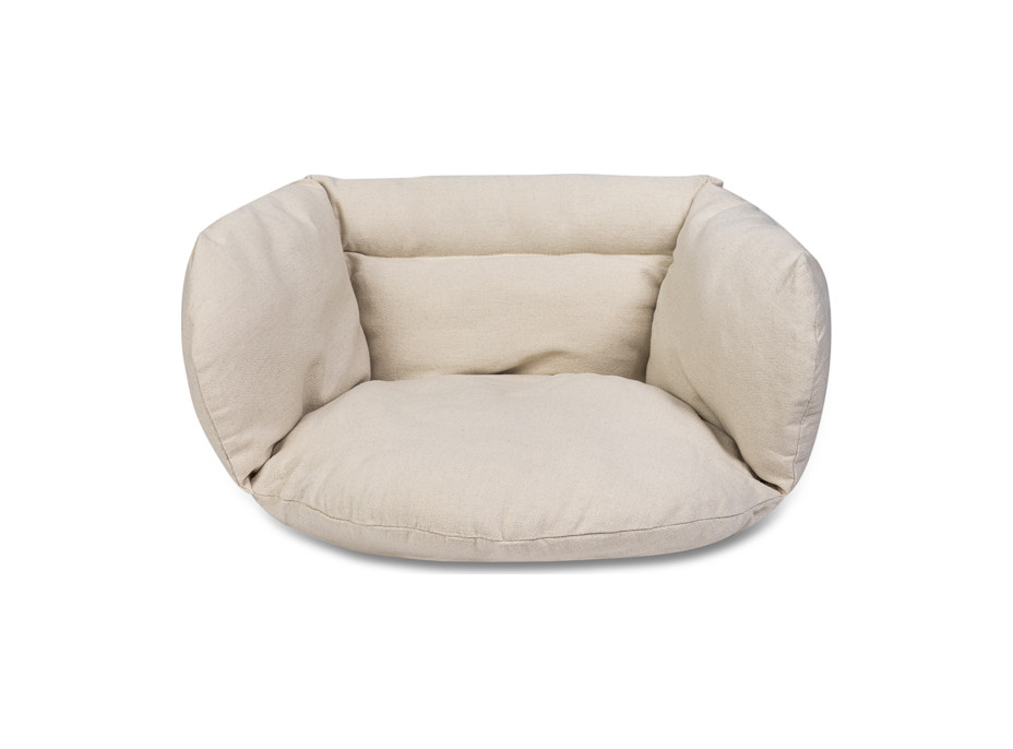 Podsedák LUARO do hojdacieho kresla - ecru