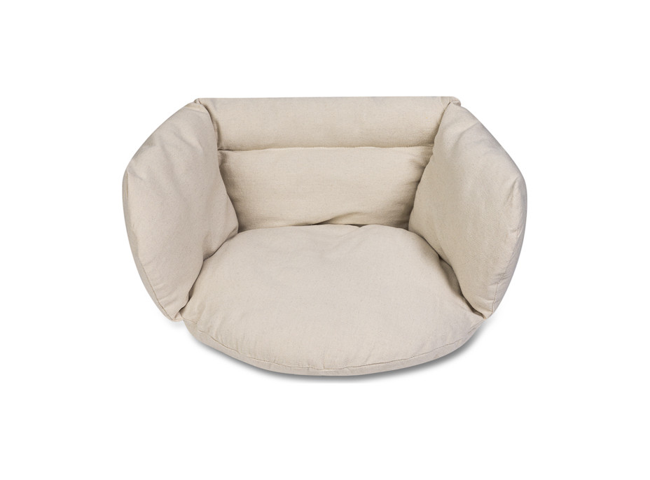 Podsedák LUARO do hojdacieho kresla - ecru