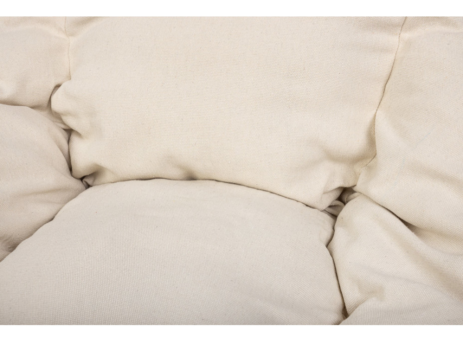 Podsedák LUARO do hojdacieho kresla - ecru