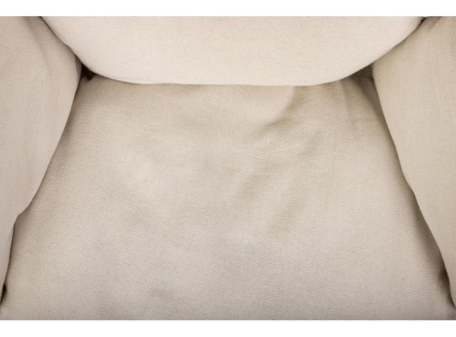 Podsedák LUARO do hojdacieho kresla - ecru