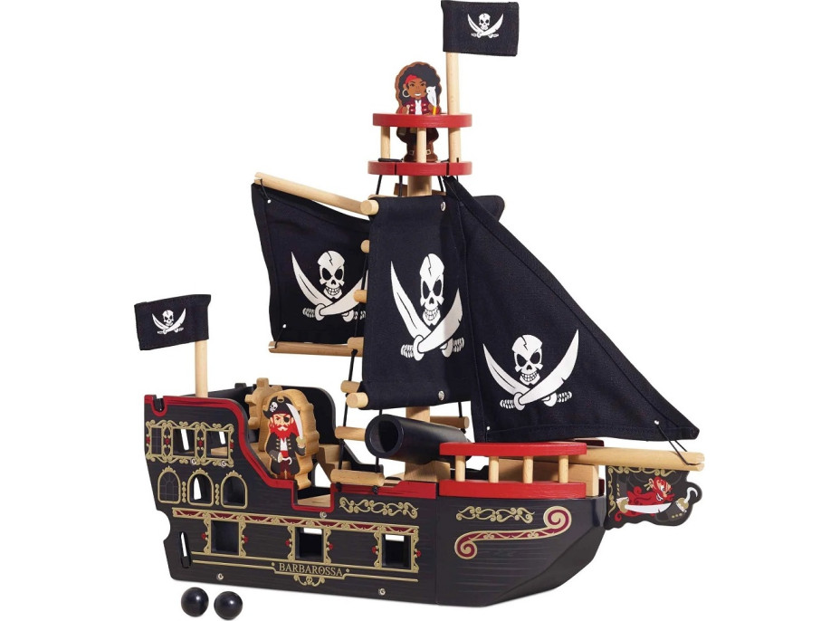 Le Toy Van Pirátska loď Barbarossa