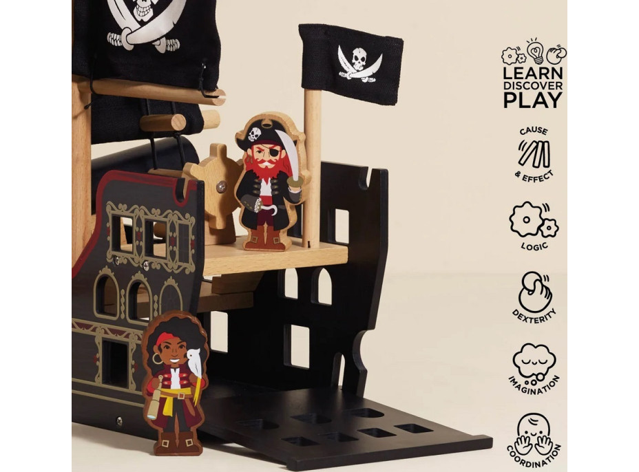 Le Toy Van Pirátska loď Barbarossa