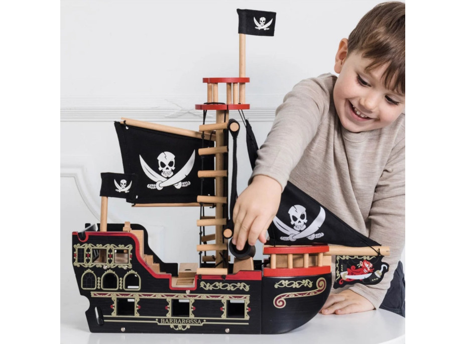 Le Toy Van Pirátska loď Barbarossa