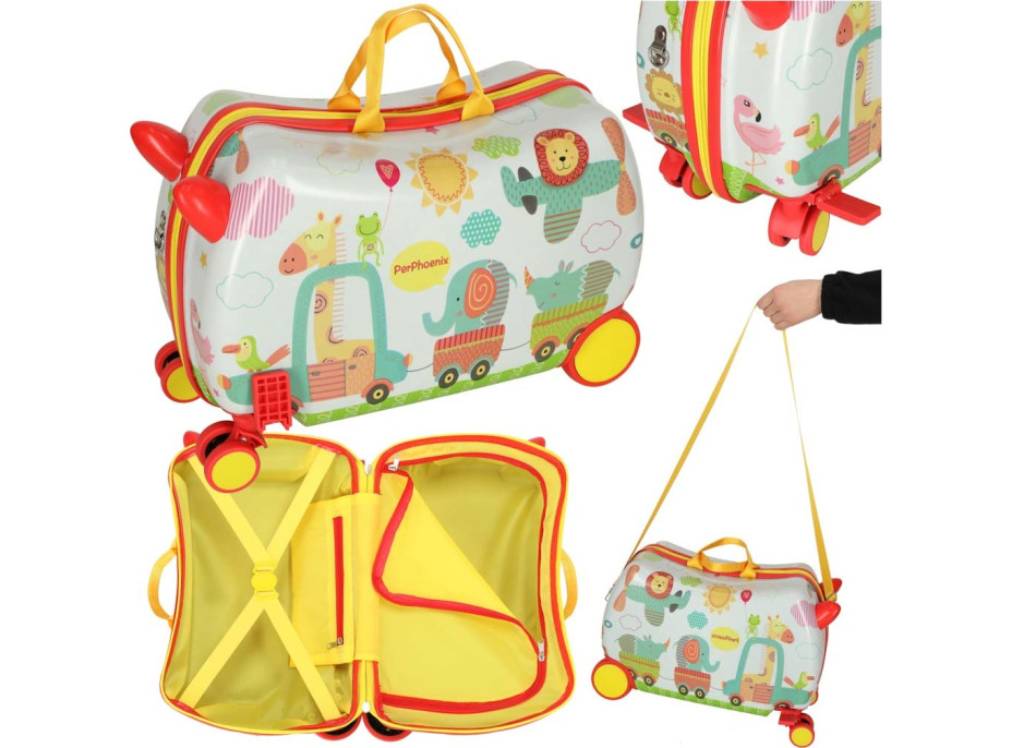 Detský cestovný kufor na kolieskach - ZOO