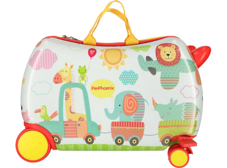 Detský cestovný kufor na kolieskach - ZOO