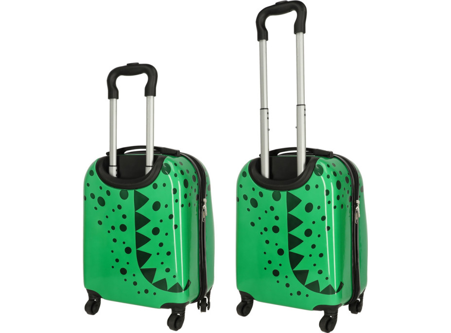 Detský cestovný kufor na kolieskach - Krokodíl