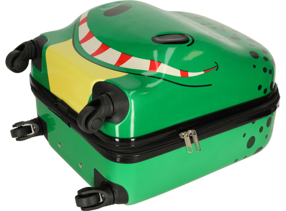 Detský cestovný kufor na kolieskach - Krokodíl