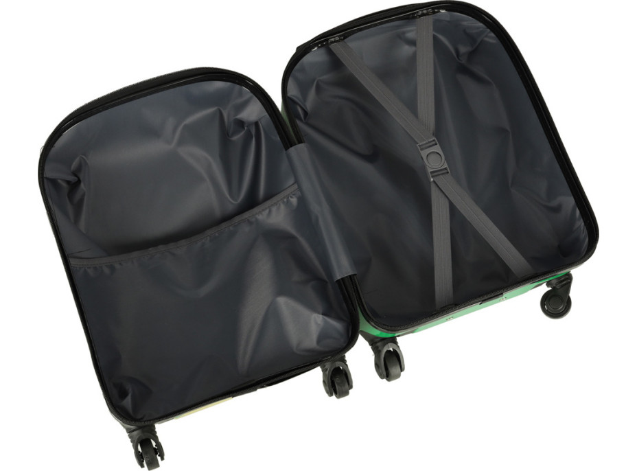 Detský cestovný kufor na kolieskach - Krokodíl