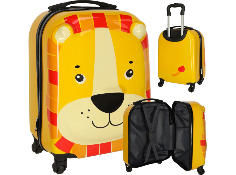 Detský cestovný kufor na kolieskach - Lev