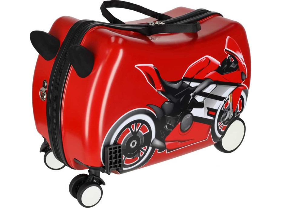 Detský cestovný kufor na kolieskach - Motorka