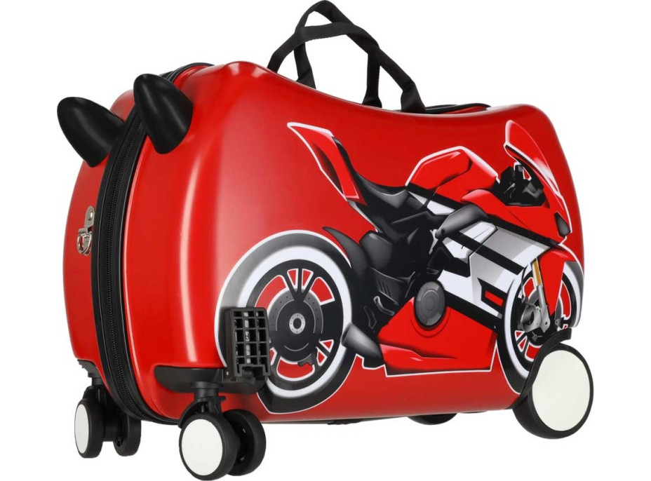Detský cestovný kufor na kolieskach - Motorka