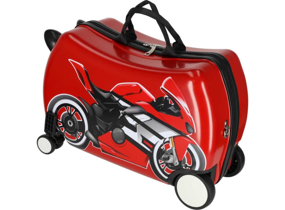 Detský cestovný kufor na kolieskach - Motorka