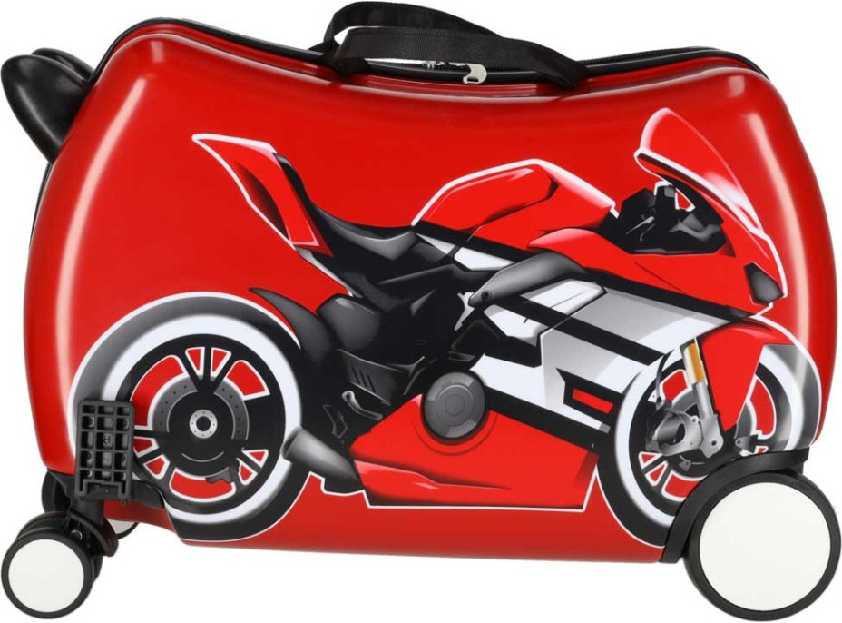 Detský cestovný kufor na kolieskach - Motorka