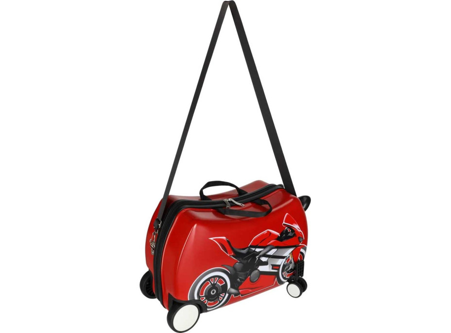 Detský cestovný kufor na kolieskach - Motorka