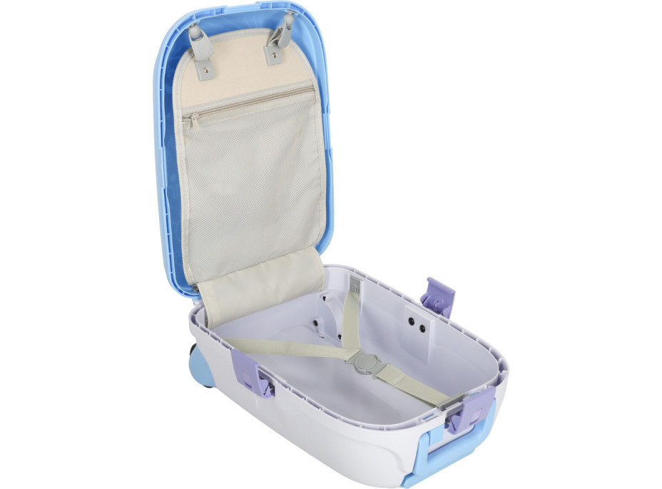 Detský cestovný kufor na kolieskach/príručná batožina - modrý