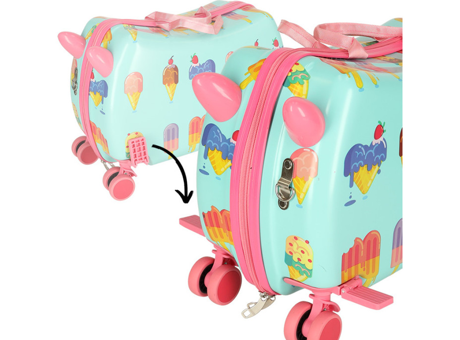 Detský cestovný kufor na kolieskach - Zmrzlina