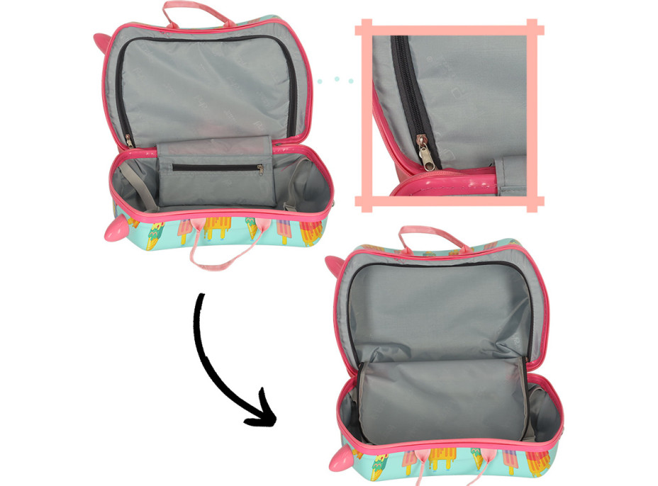 Detský cestovný kufor na kolieskach - Zmrzlina