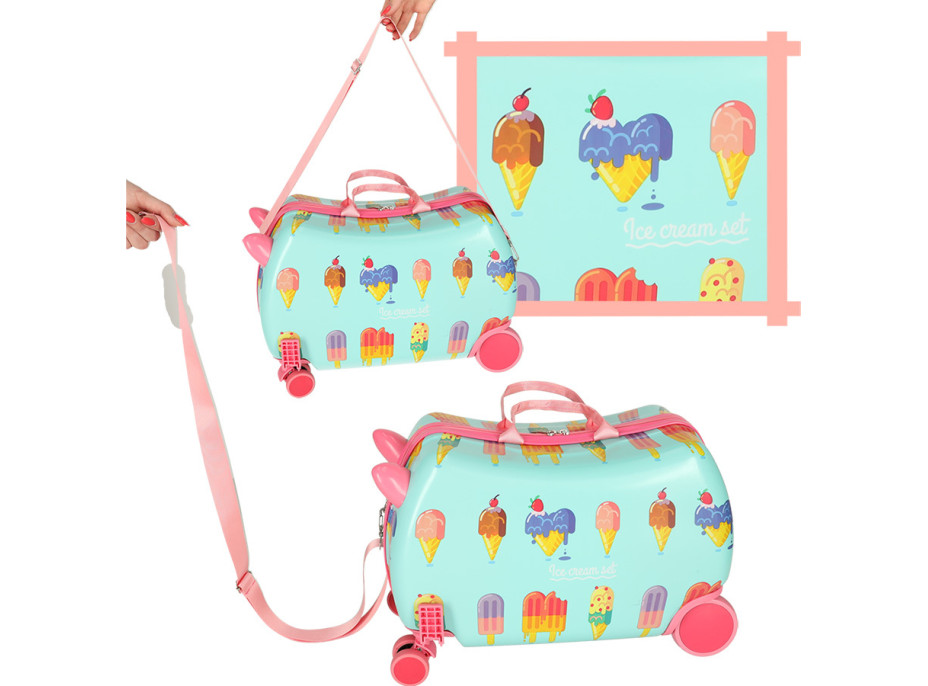 Detský cestovný kufor na kolieskach - Zmrzlina